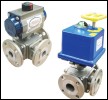 Image for Automated Ball Valves 3-Way SS Flange