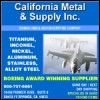 Image for California Metal & Supply Announced as Finalist for 2012 Aerospace & Defense Awards