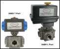 Image for Brass 3-Way Electric & Pneumatic Ball Valves