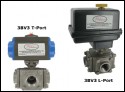 Image for SS 3-Way Electric & Pneumatic Ball Valves