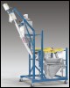 Image for Mobile Half-Frame Bulk Bag Discharger has Manual Dump Station, Flexible Screw Conveyor