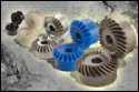 Image for New Series of Metric Miter Gears from QTC Provides over 342 Ways to Transmit Motion at a 90º Angle to the...