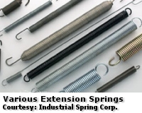 Extension Springs by Industrial Spring Corp.